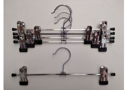 Вішалка-прищіпка (хром) 35 см./ упаковка 10 шт.